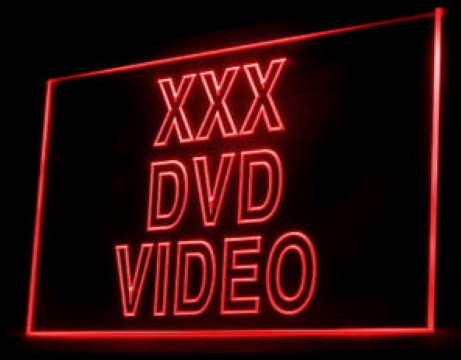 XXX DVD Video Adult Film LED Neon Sign